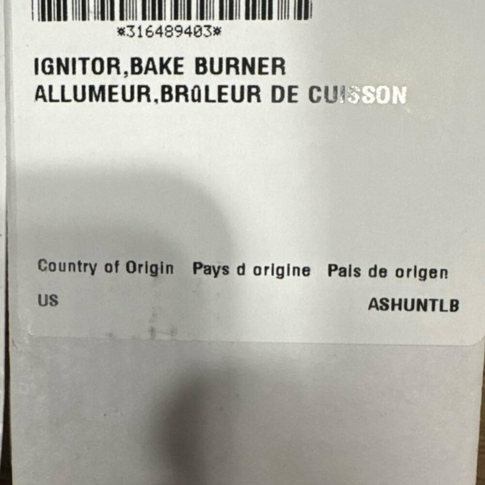 316489403 Igniter BRAND NEW OEM